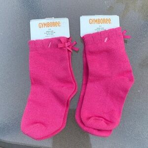 Gymboree Pink Kids Socks with Bow